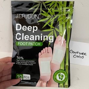 Sefudun deep cleaning foot patches 10pc, Foot patches deep cleaning 10 pc NEW